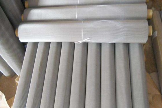 SUS 316 23.4mm 0.026mm Stainless Steel Screen Material Twill Dense Mesh